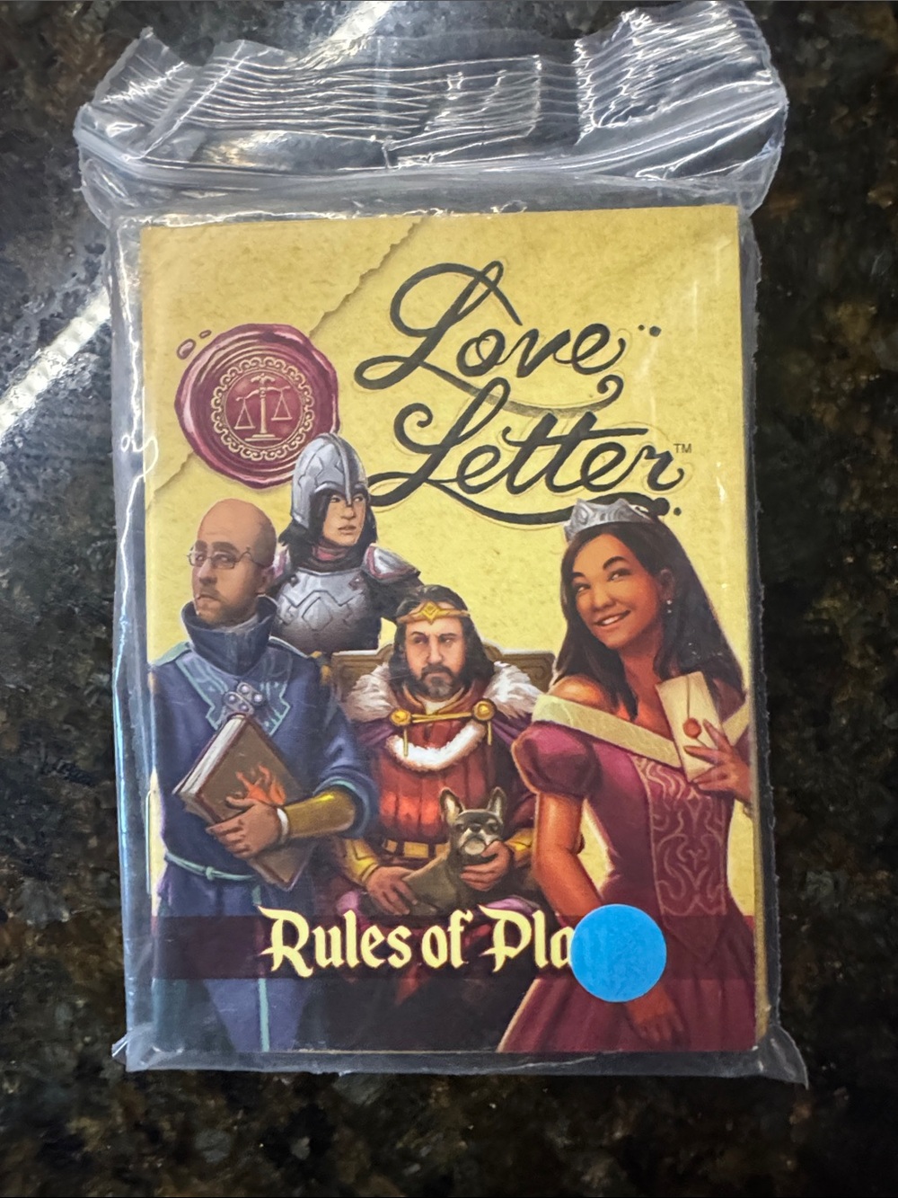 Love Letters Card Game - with storage bag